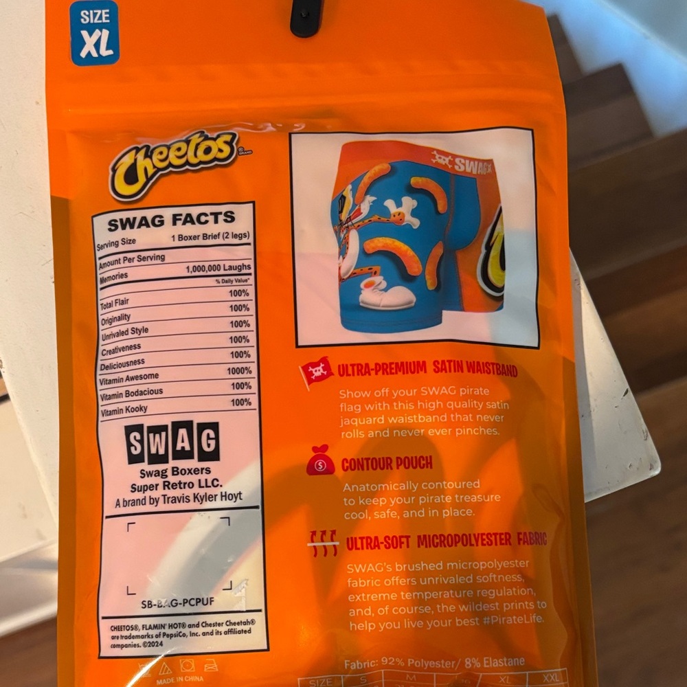 Cheetos SWAG Boxer Briefs - Vibrant Blue